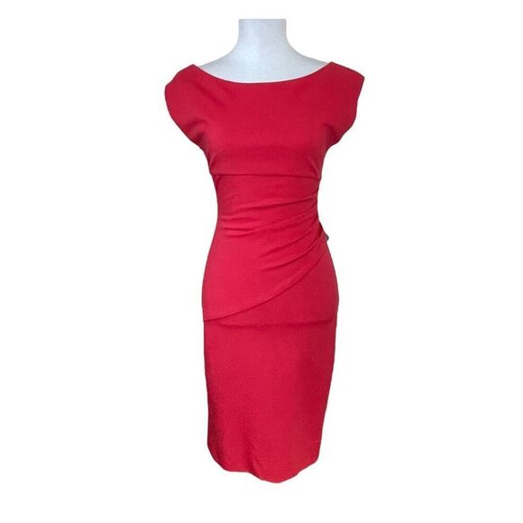 Diane von Furstenberg Jori Dress Red Size 4 - Picture 1 of 15